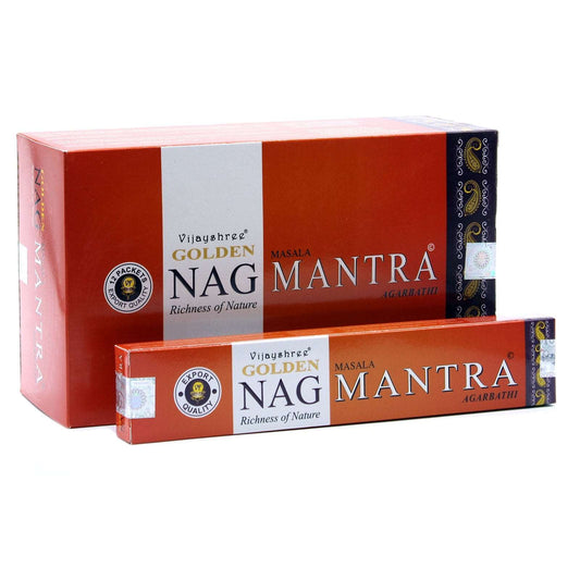 15g Golden Nag - Mantra Incense - best price from Maltashopper.com GOLDNCI-05