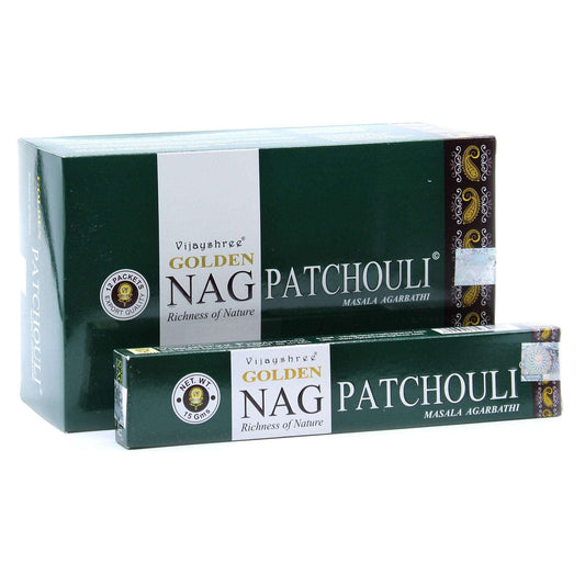 15g Golden Nag - Pathouli Incense - best price from Maltashopper.com GOLDNCI-07