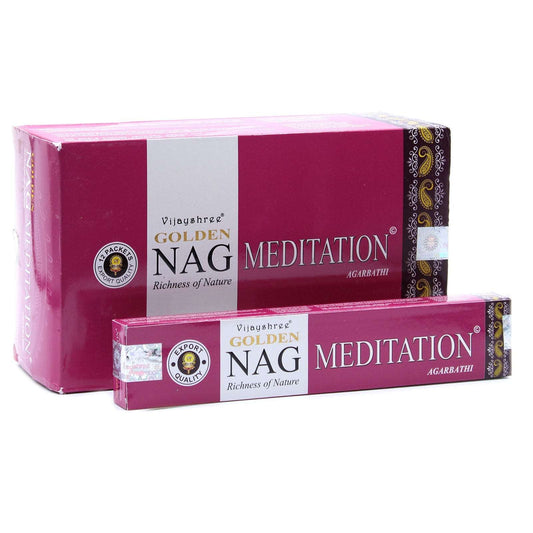 Bliss 15g Golden Nag - Meditation Incense