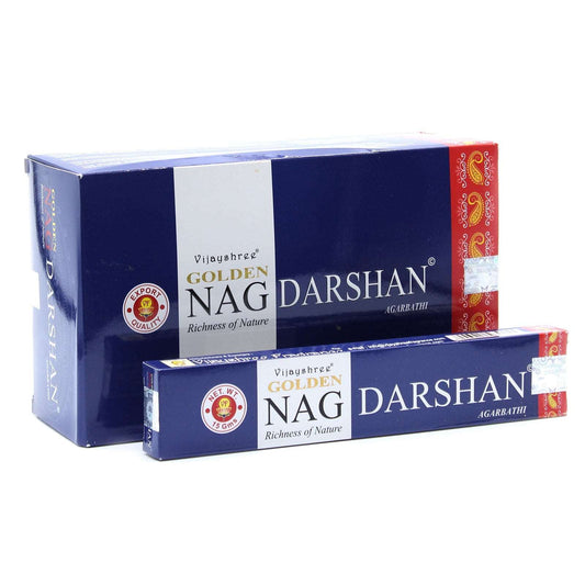 15g Golden Nag - Darshan Incense - best price from Maltashopper.com GOLDNCI-11