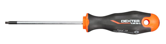DEXTER PRO TORX SCREWDRIVER, T15X97MM IMPRINT, MOLYBDENUM VANADIUM
