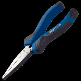 DEXTER FLAT NOSE PLIERS 160MM CHROME VANADIUM