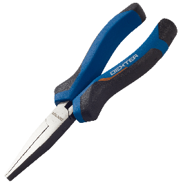 DEXTER FLAT NOSE PLIERS 160MM CHROME VANADIUM