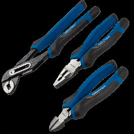 3-PIECE SET PLIERS, PINCERS, DEXTER PARROT