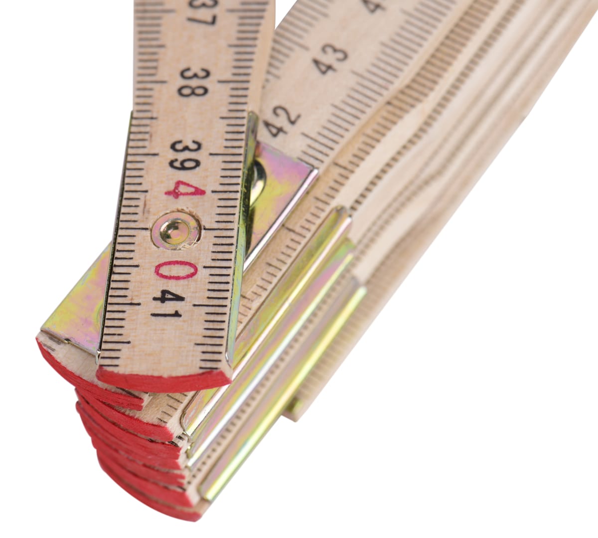 DOUBLE WOODEN TAPE MEASURE, 2-SIDED GRADATION