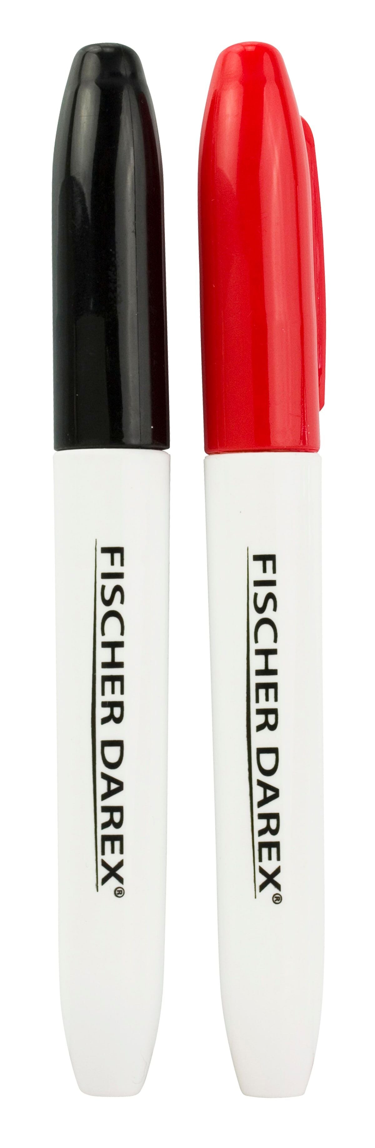 MARKERS WITH BLACK AND RED INK. 2