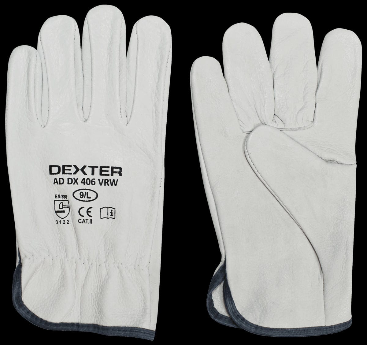 Bricocenter DEXTER BUFFALO LEATHER GLOVES, SIZE 9, L