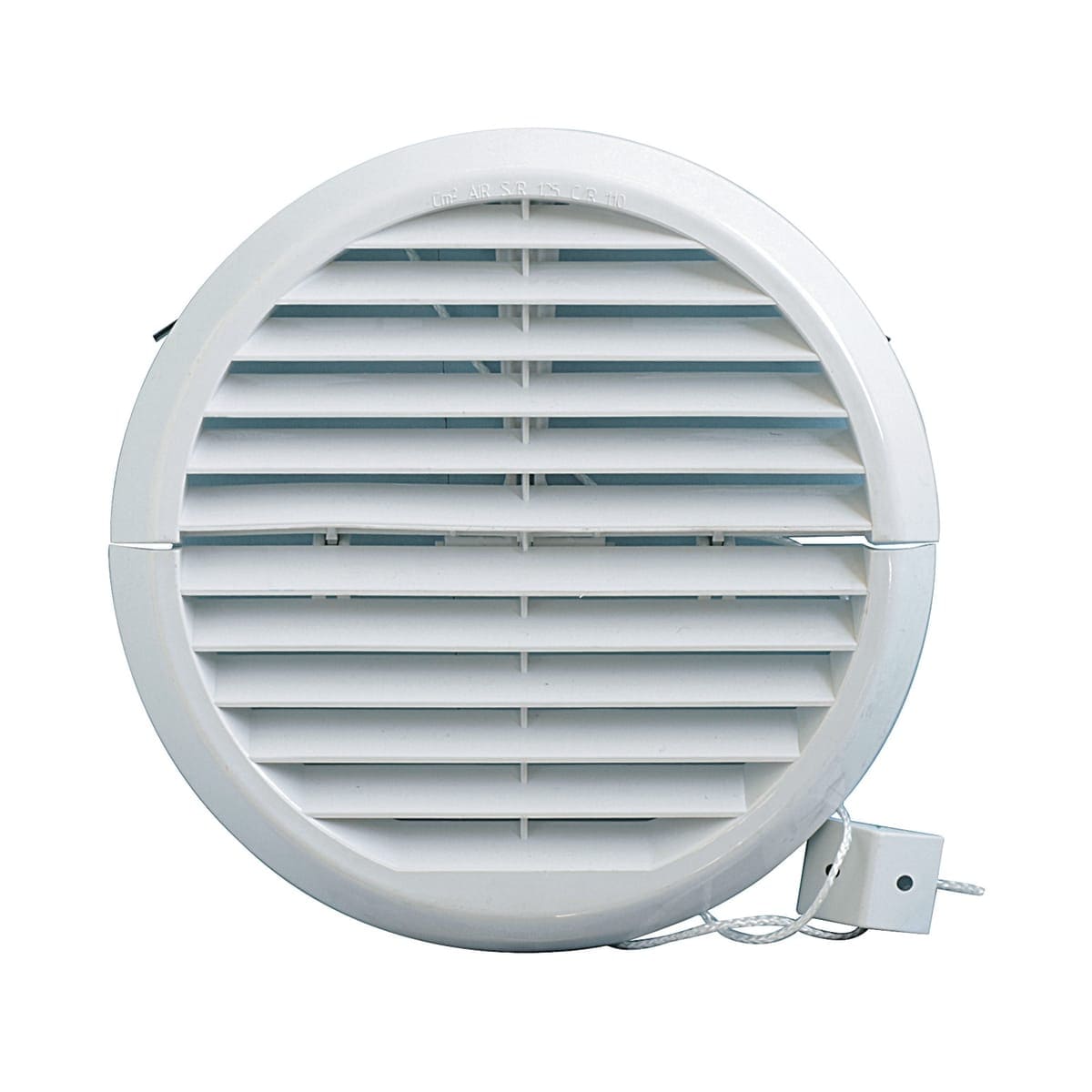 Bricocenter VENTILATION GRILLE DENTO/OUTSIDE FOLDABLE HOLE DIA100-140 MM