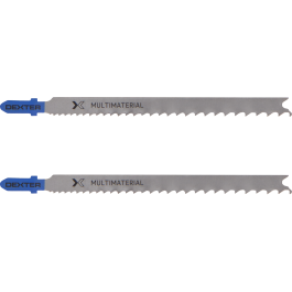 MULTI-MATERIAL T-SAW BLADE STRAIGHT CUT UP TO 65 MM, 2 PIECES