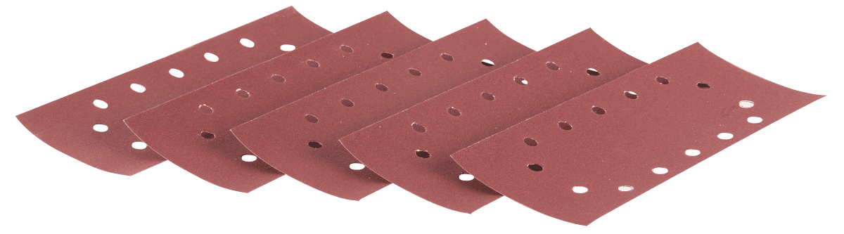 DEXTER ORBITAL WOOD SANDER ABRASIVE 115X280 MM PERFORATED, GRIT 180,5 PIECES