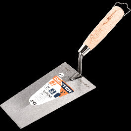 TROWEL 20 CM DEXTER STEEL SQUARE TIP WOODEN HANDLE