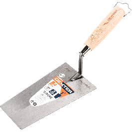 TROWEL 20 CM DEXTER STEEL SQUARE TIP WOODEN HANDLE