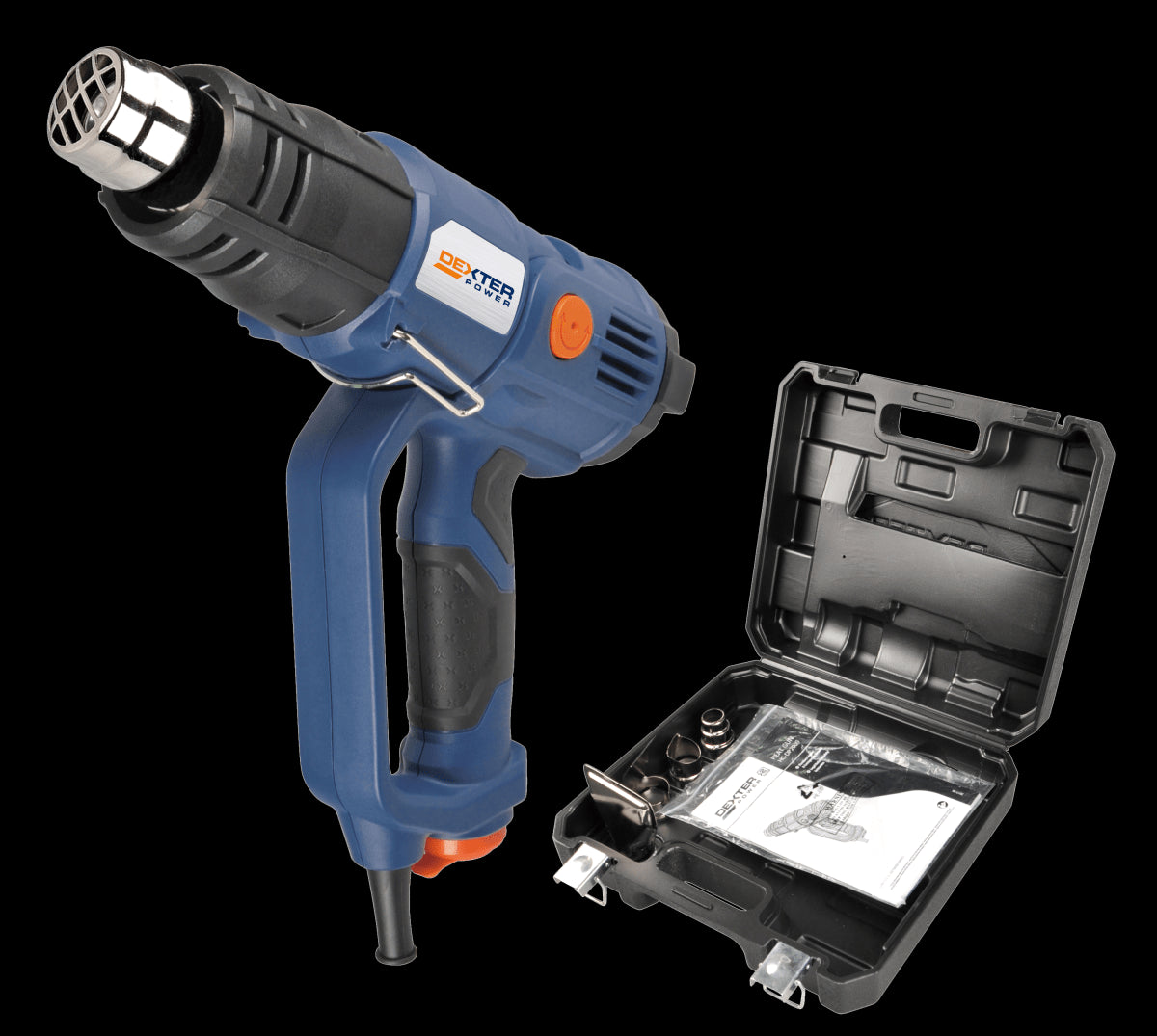 DEXTER POWER HEAT GUN 2000W 2 TEMPERATURE SETTINGS