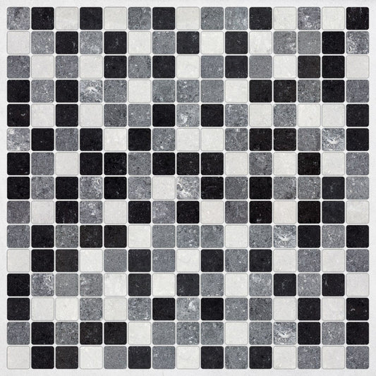 Bricocenter BLACK WHITE TILE STICKERS