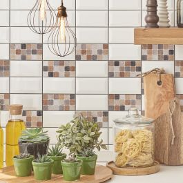 BROWN TILE STICKERS