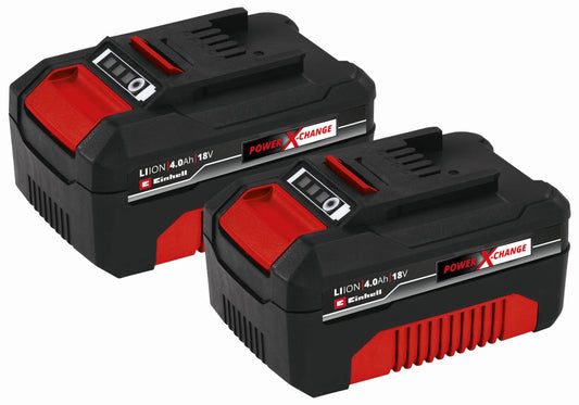 KIT 2 BATTERIES 4.0 AH 18V EINHELL