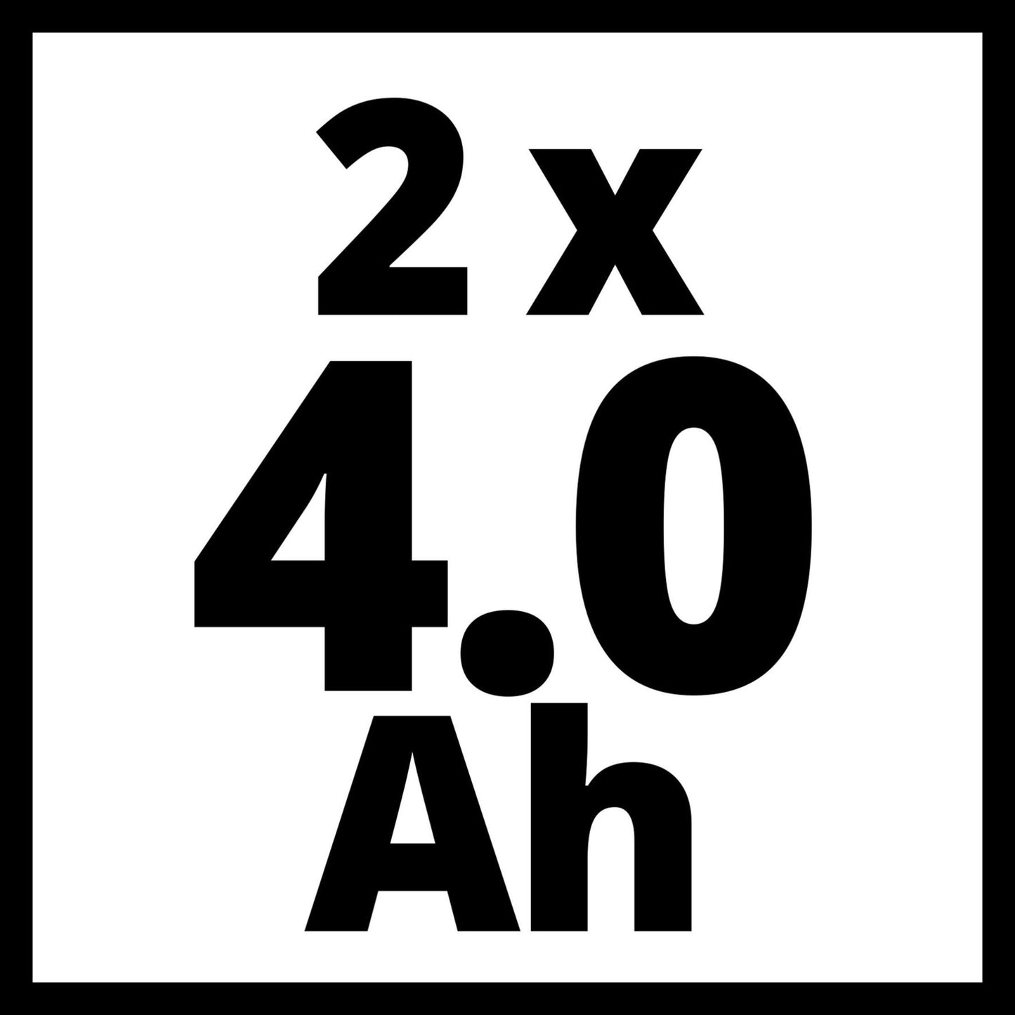 KIT 2 BATTERIES 4.0 AH 18V EINHELL