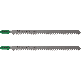 T-SAW BLADE FOR WOOD STRAIGHT CUT COARSE TOOTHING 5-100 MM, 2 PIECES
