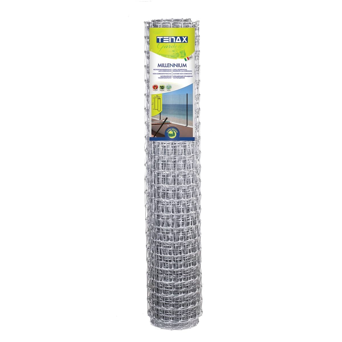 Bricocenter MILLENNIUM SILVER PLASTIC NET 1X10 M