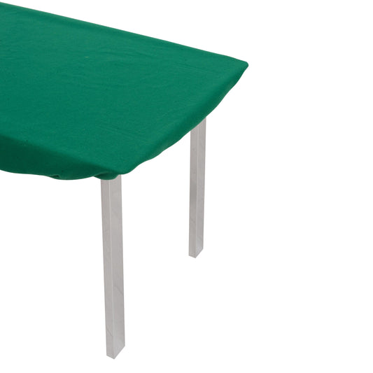 Green fleece blanket with elasticated edging, 140x180cm