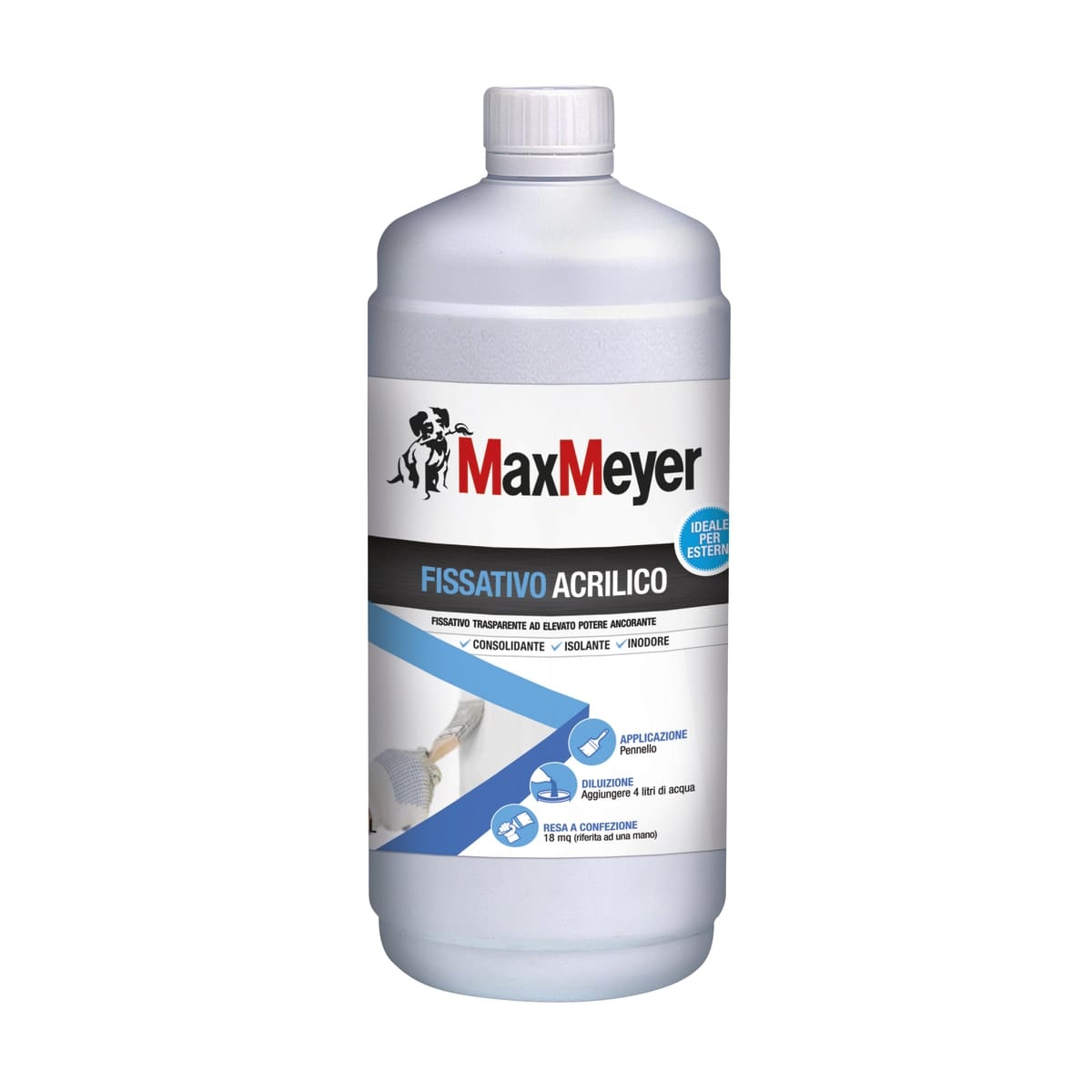 Bricocenter ACRYLIC FIXATIVE FOR INTERIOR/EXTERIOR USE 1LT