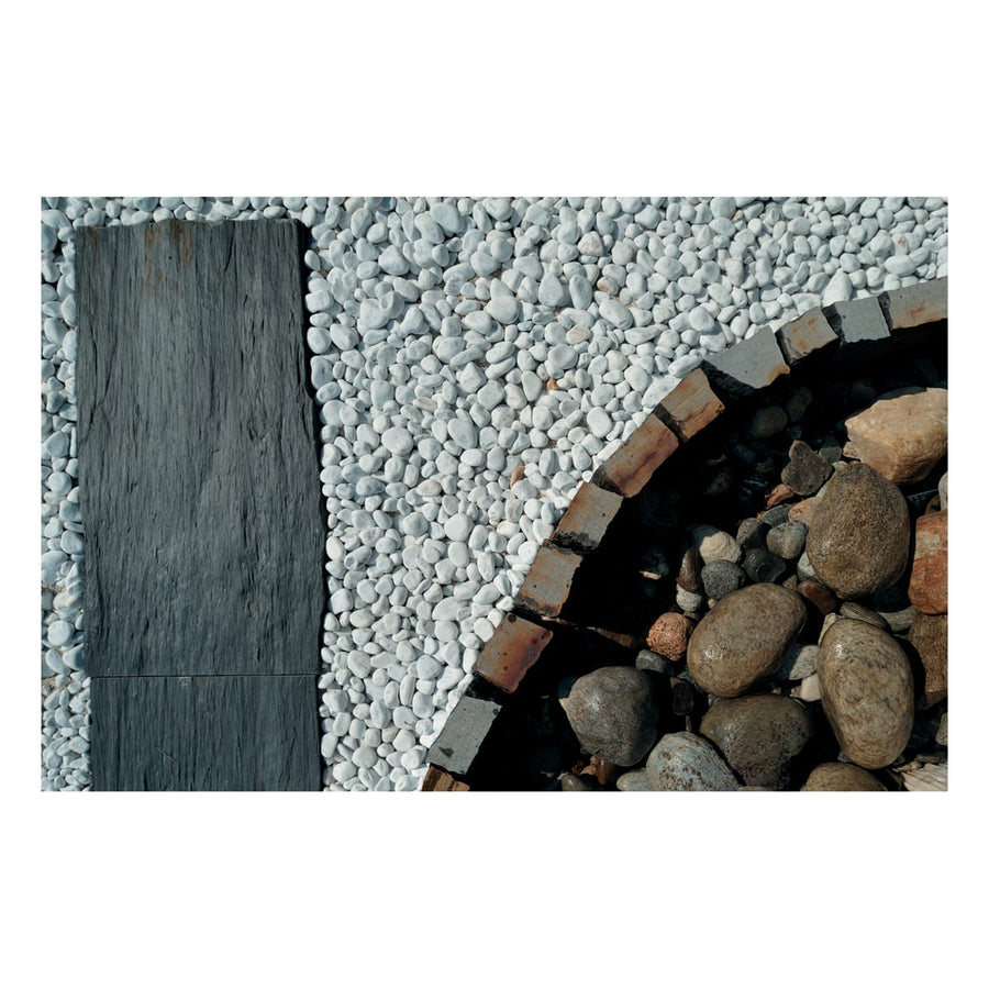 Bricocenter CARRARA WHITE PEBBLE 7/15 MM BAG OF 20 KG