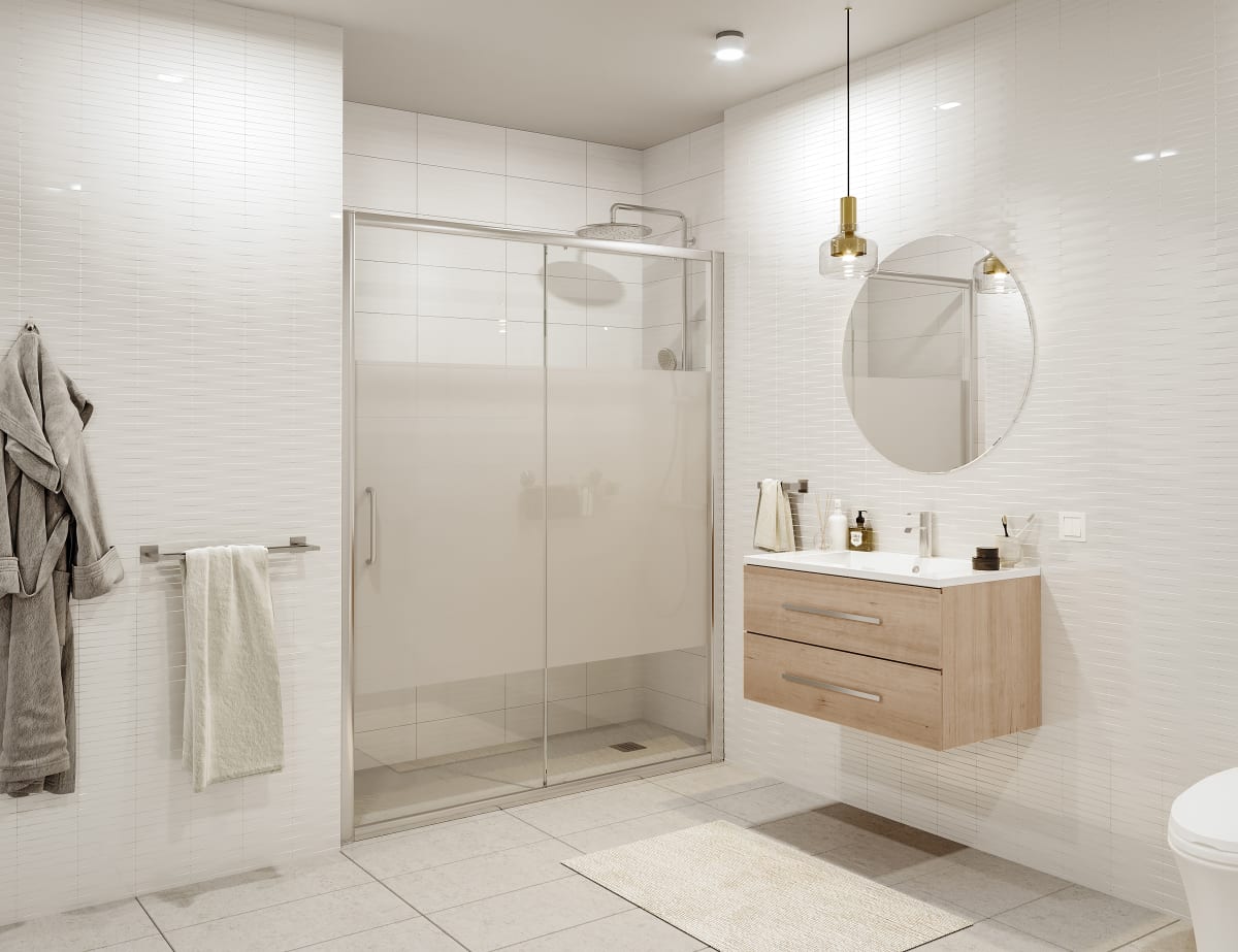 REMIX MATT WHITE SHOWER TRAY70X160