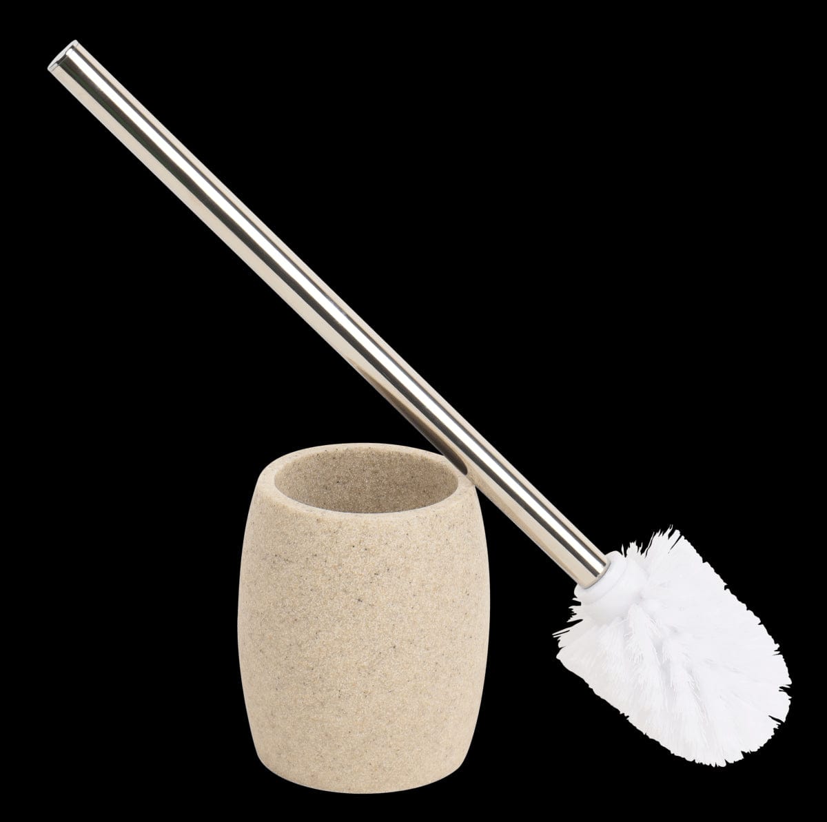 Bricocenter SAND SENSEA STANDING TOILET BRUSH HOLDER BEIGE RESIN