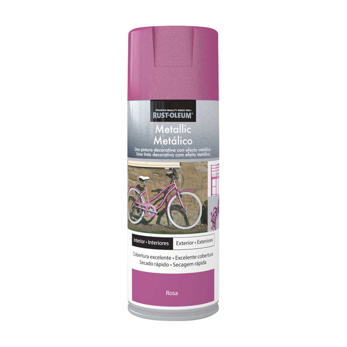 Bricocenter METALLIC EFFECT SPRAY PINK 400 ML