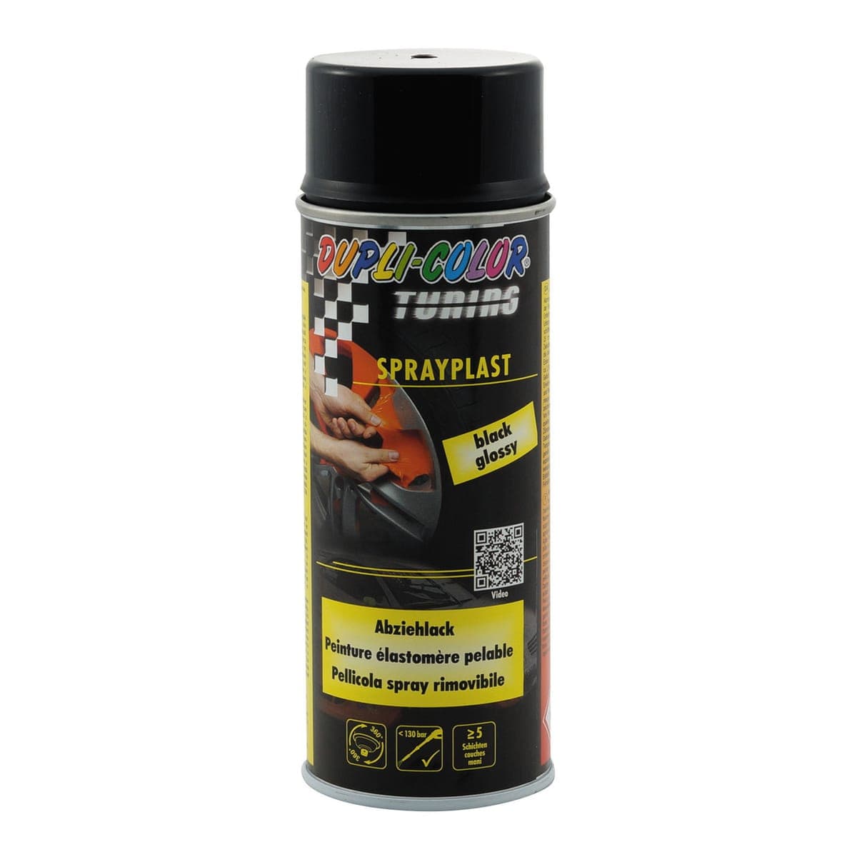 Bricocenter SPRAY PLASTIFICANTE REMOVIBILE NERO LUCIDO 400 ML