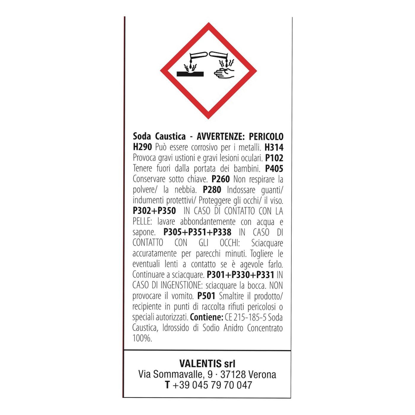 SODA CAUSTICA 750 GR