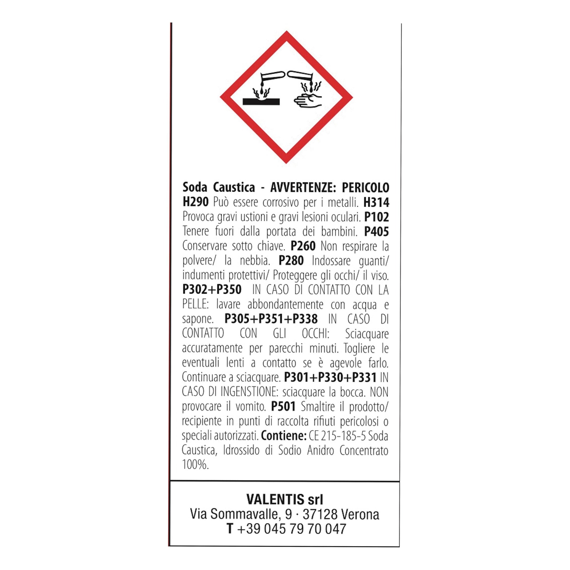 SODA CAUSTICA 750 GR