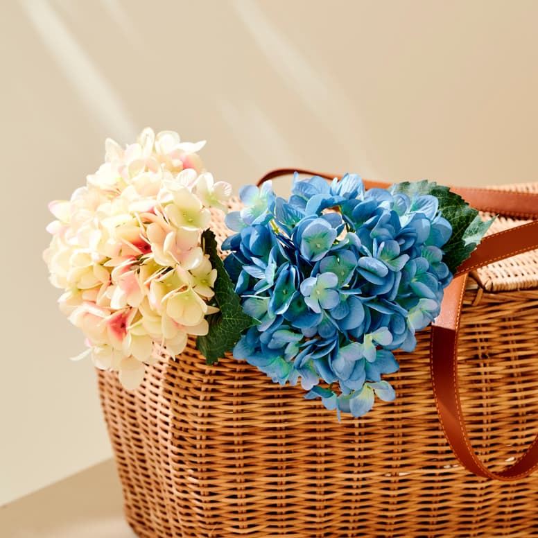 HYDRANGEA Yellow artificial flower