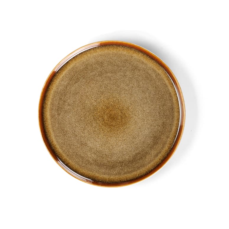 COZY BROWN PLATE Ø28CM