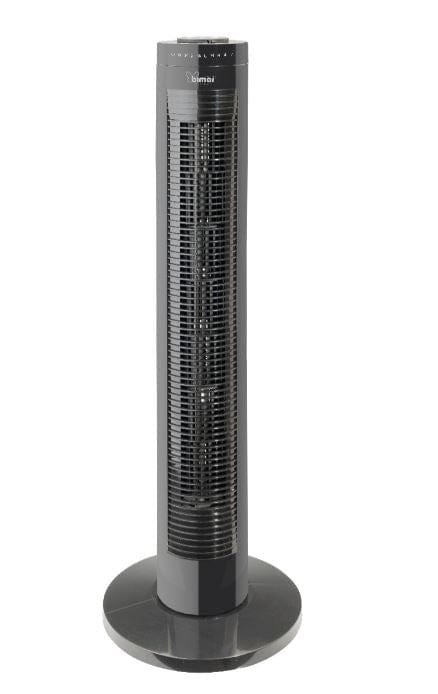Bricocenter VENTILATORE A TORRETTA NERO CON TELECOMANDO