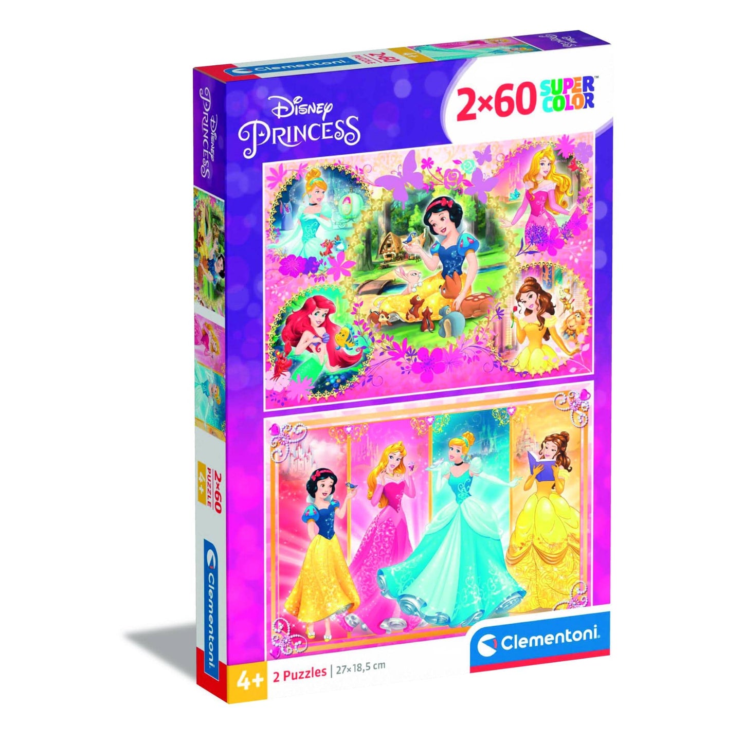 Toys 2 Puzzles of 60 Pieces - Disney Princesses