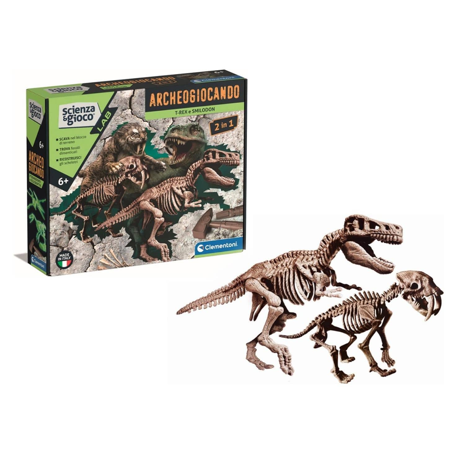 Toys Archeogiocando - T-rex and Smilodon