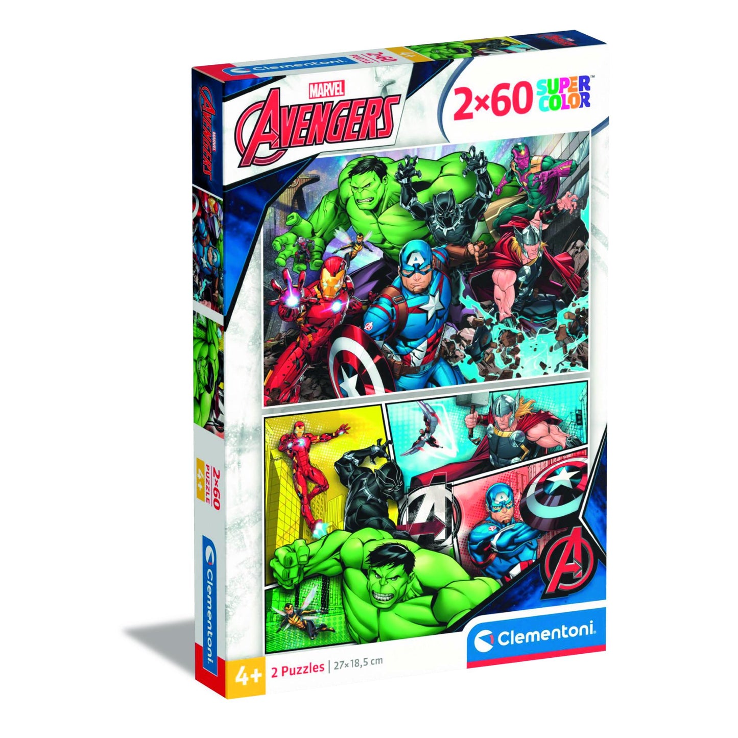 2 Puzzles of 60 Pieces - Avengers