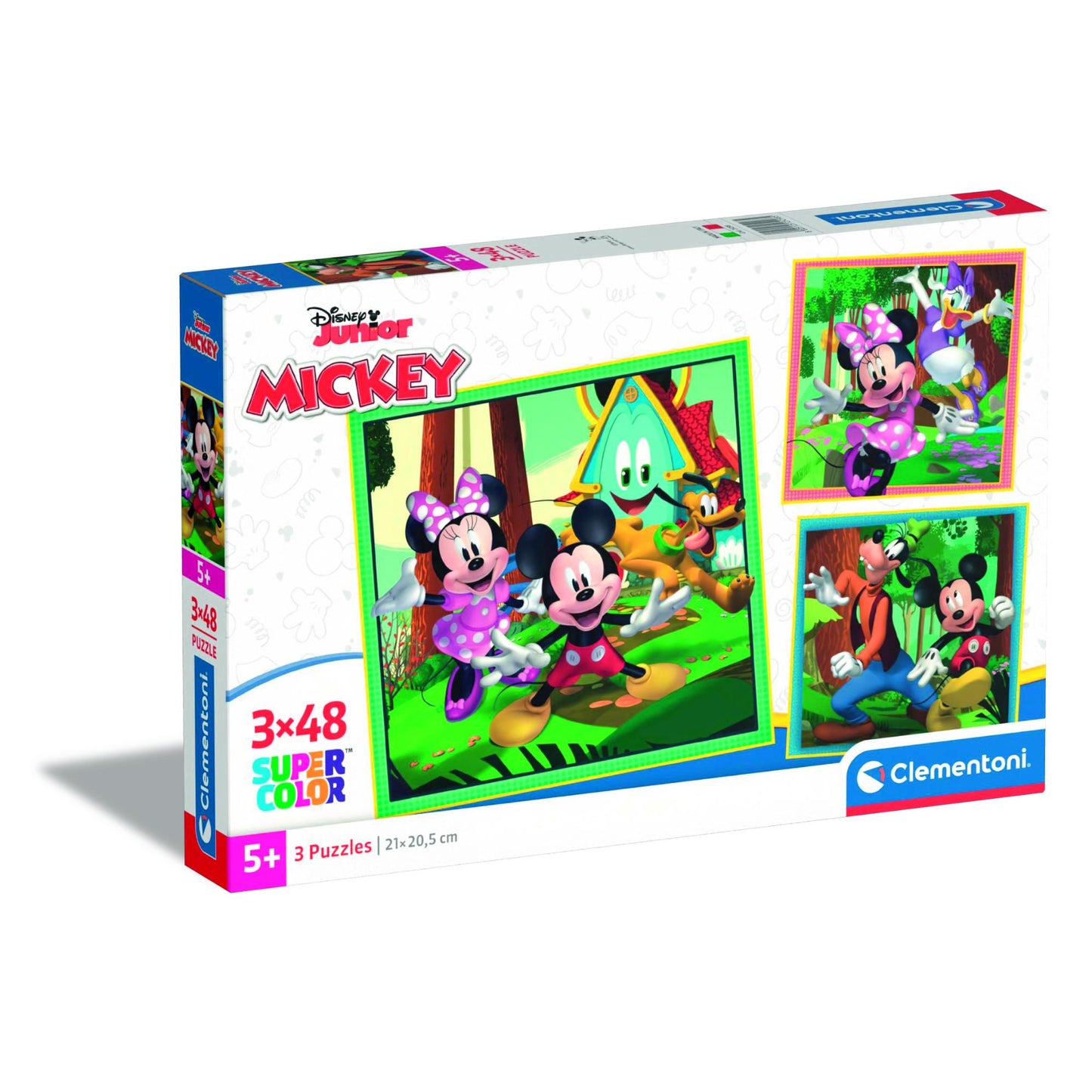 3 Puzzle da 48 Pezzi - Mickey and Friends
