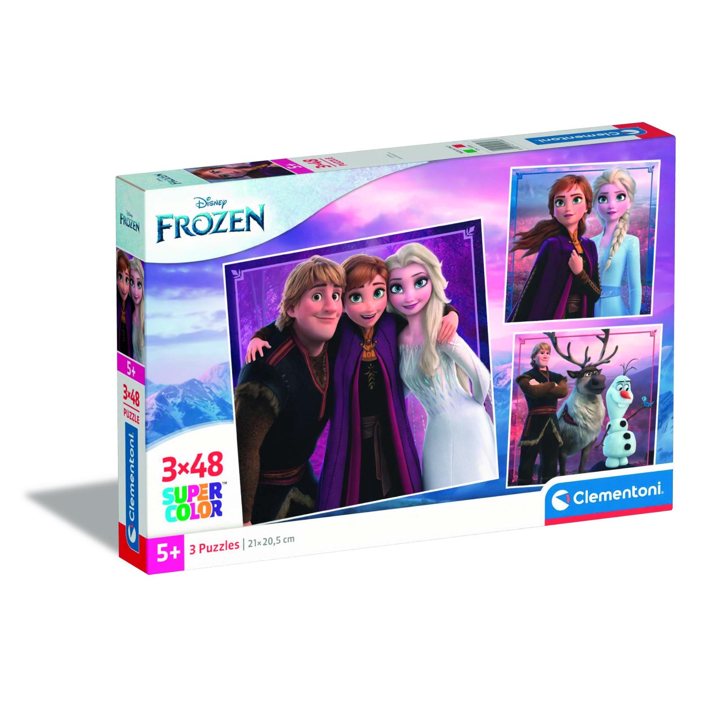3 Puzzles of 48 Pieces - Frozen
