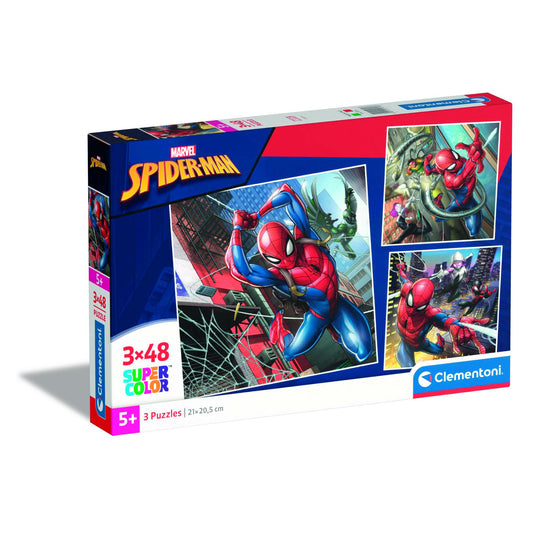 3 Puzzles of 48 Pieces - Spider-Man
