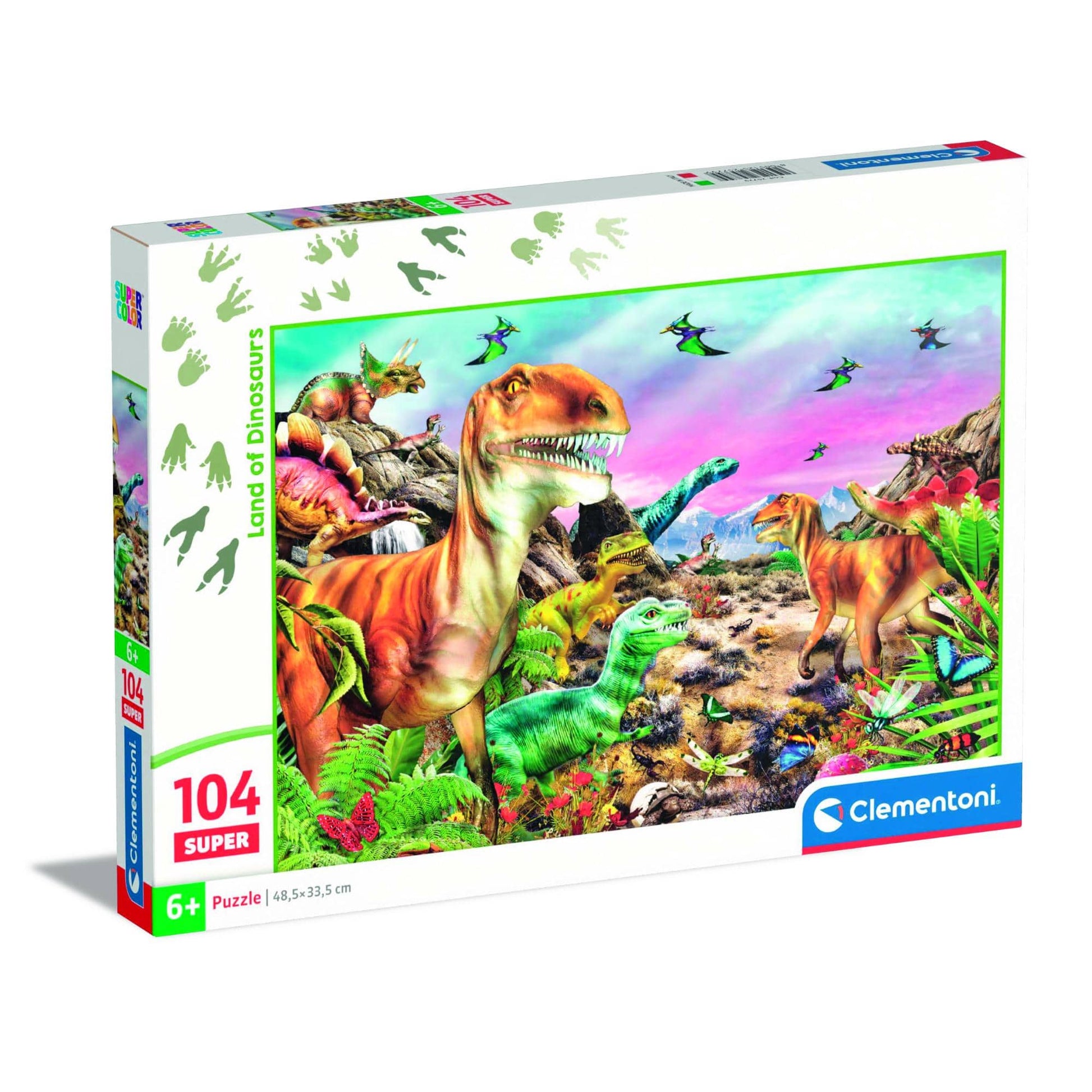 Toys 104 Piece Puzzle - Super: Land of Dinosaurs