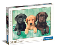 1000 Piece Puzzle - The Three Labradors