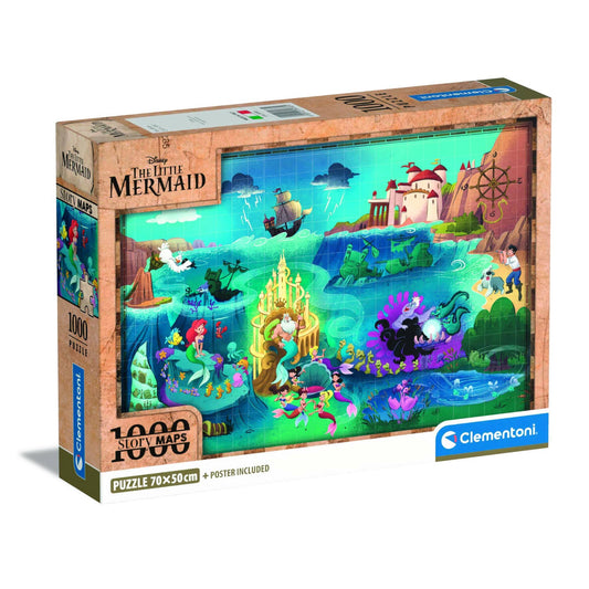 Toys PZL 1000 DISNEY MAPS LITTLE MERM.