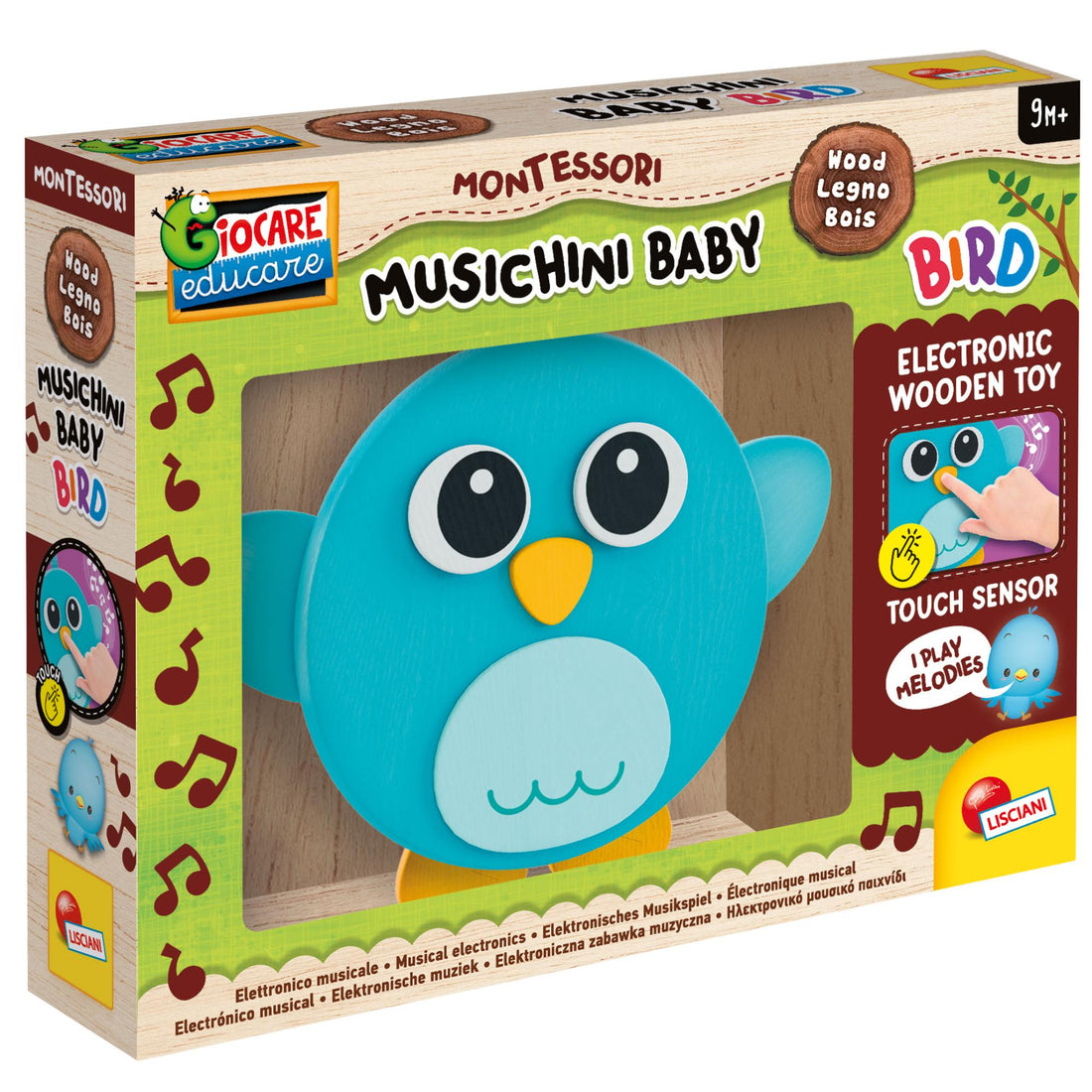 MONTESSORI WOOD MUSICHINI BIRD