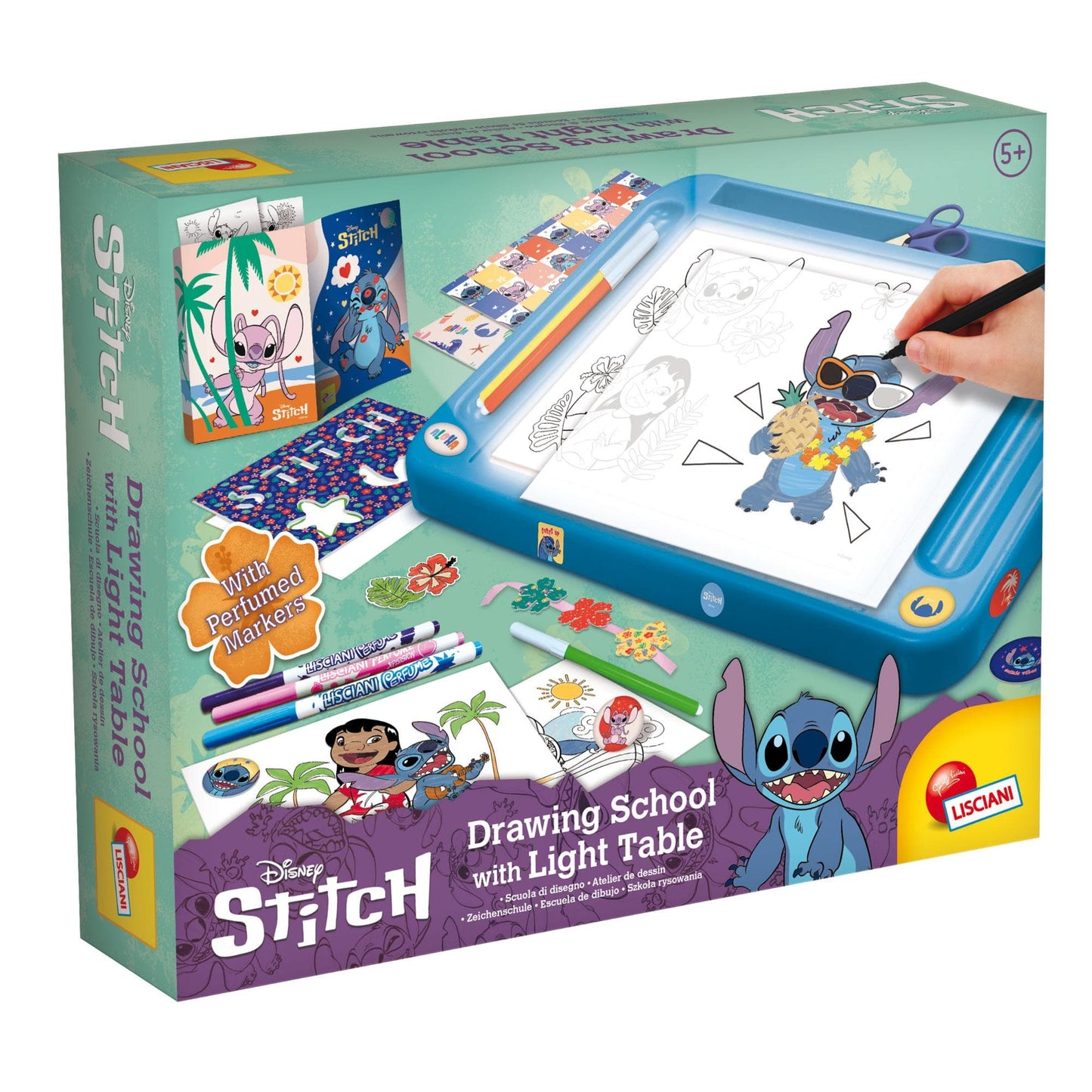 Toys STITCH DRAWING SCHOOL WITH LIGHT TABLE