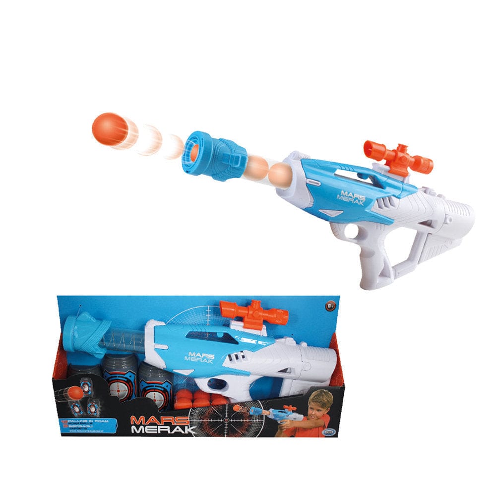 Toys Mars - Merak Shooting Gun with Targets and 12 Balls