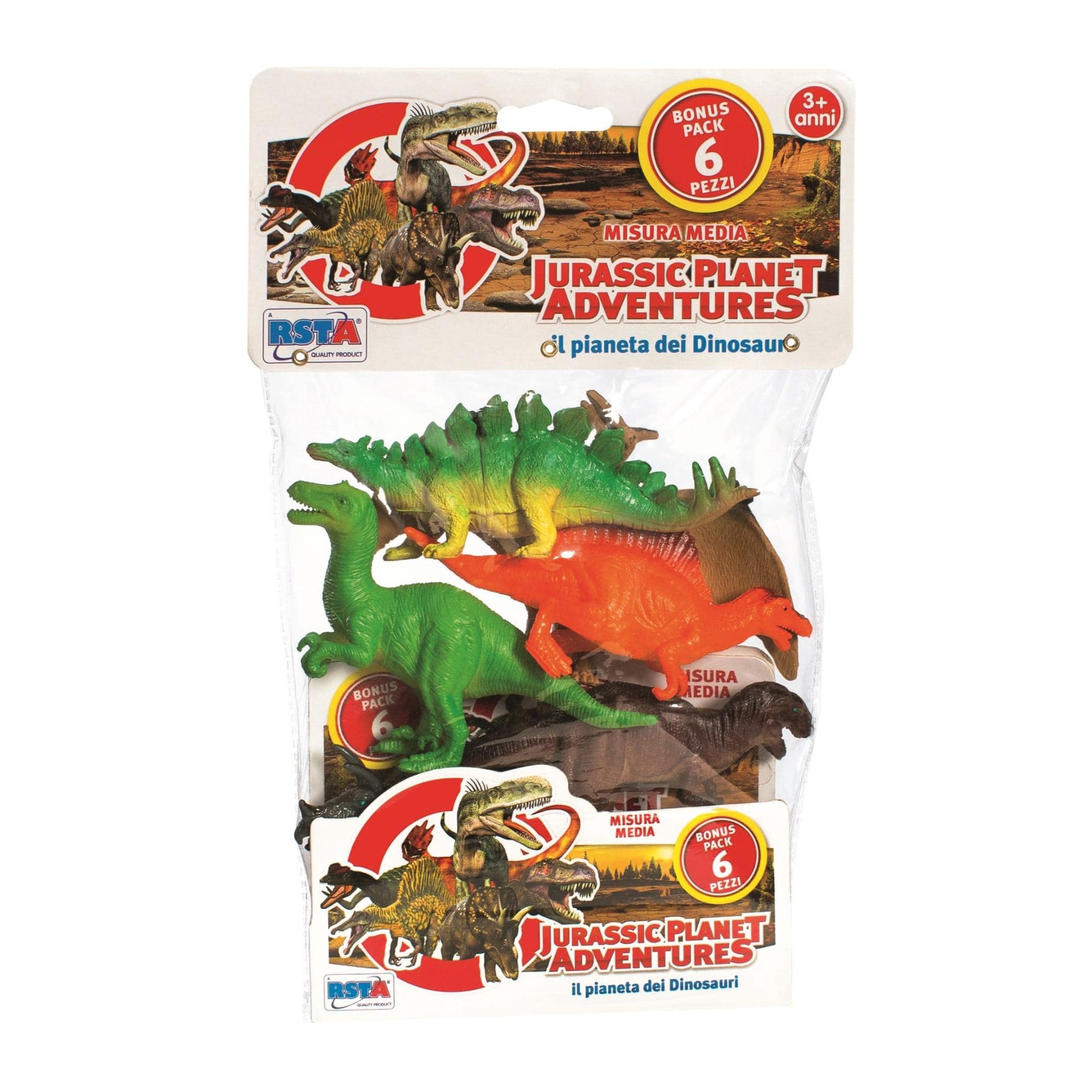 Toys 6-PIECE MEDIUM DINOSAUR ENVELOPE