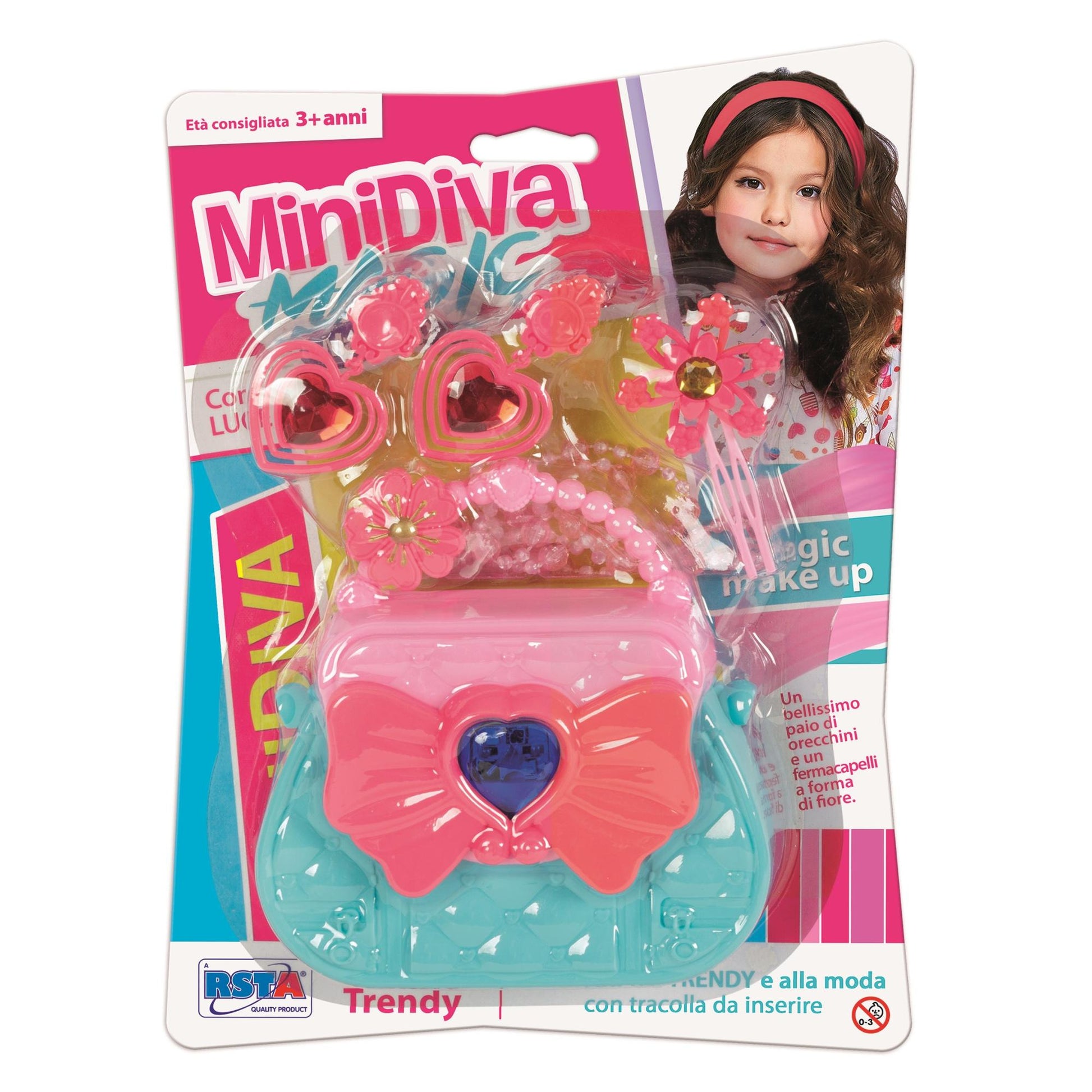 BLISTER BORSETTA MINIDIVA CON ACC.RI CON LUCE