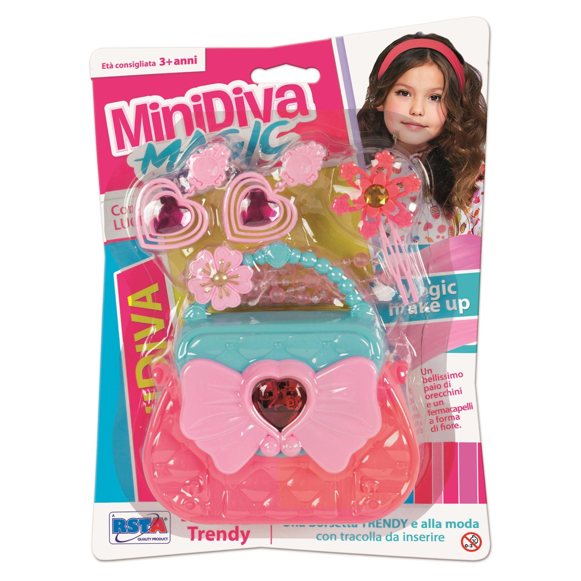 BLISTER BORSETTA MINIDIVA CON ACC.RI CON LUCE